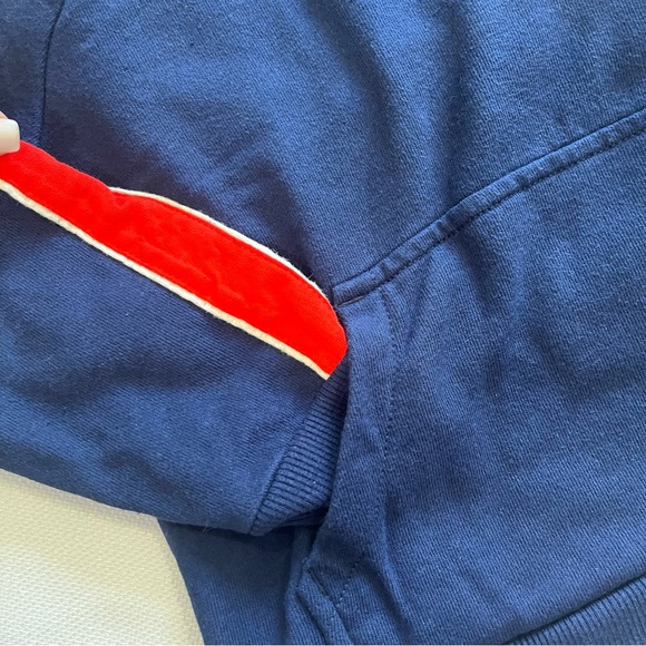 Carter's Sweatpants (4T) Sweatshirt (5T) Set Blue Red Stripe - Picture 4 of 9